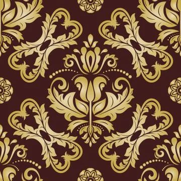 Classic Seamless Vector Pattern 스톡 일러스트