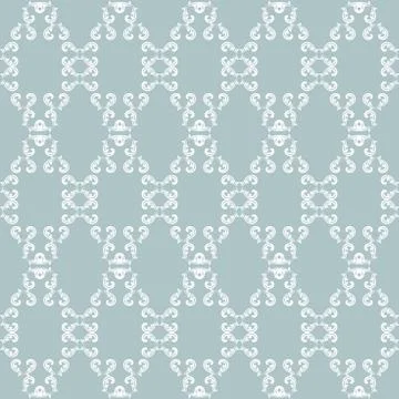 Classic Seamless Vector White Pattern Stock Illustration