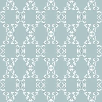 Classic Seamless White Pattern Illustrazione stock