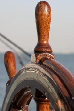 Classic ship wheel Stock Photos