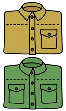 Classic shirts Stock Illustration