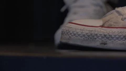 Classic Sneakers Stock Footage 136035987