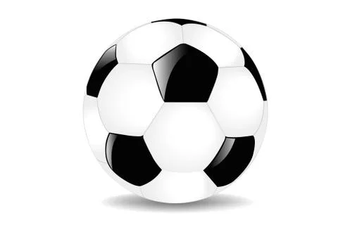 Classic soccer ball Stock Illustration