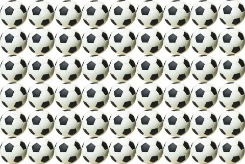 Classic soccer ball pattern, Blackgrounds Stock Photos