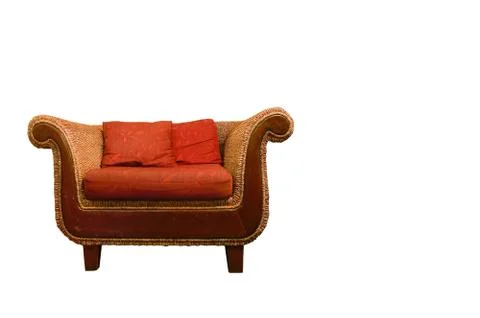 Classic sofa isolated Stock Photos
