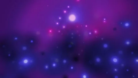 Classic Soft Floating Circes Purple Motion Background Stock Footage 260996159