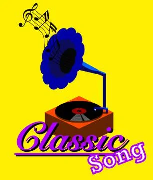 Classic Song Stock Illustration