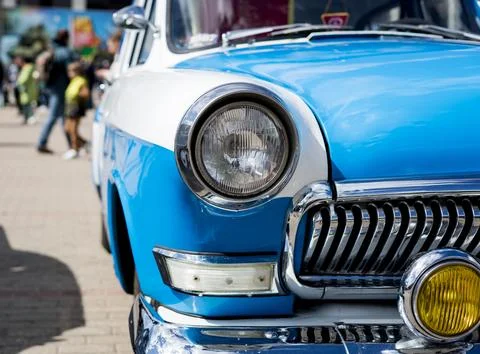 Classic soviet automobile Stock Photos