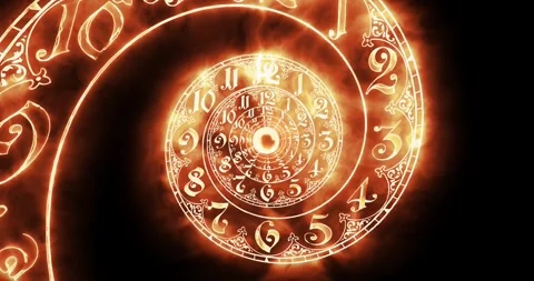 The classic spiral fire dial is endless. 3D rendering Stock Footage 274340890