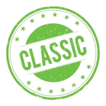 CLASSIC stamp sign Stock Illustration