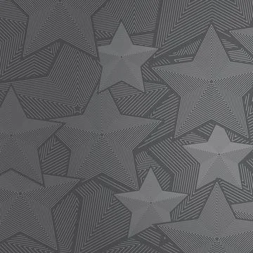 Classic star line vector pattern background. Illustrazione stock