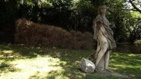 A classic statue. Stock Footage 109818946