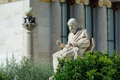 Classic statue of plato Stock Photos