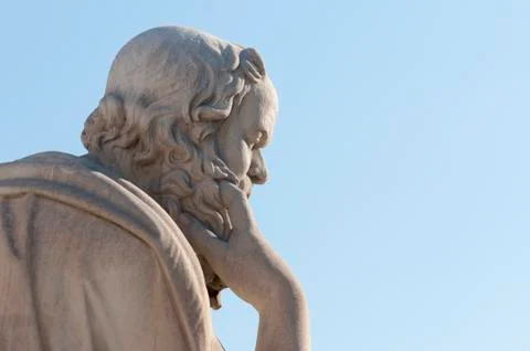 Classic statue Socrates Stock Photos