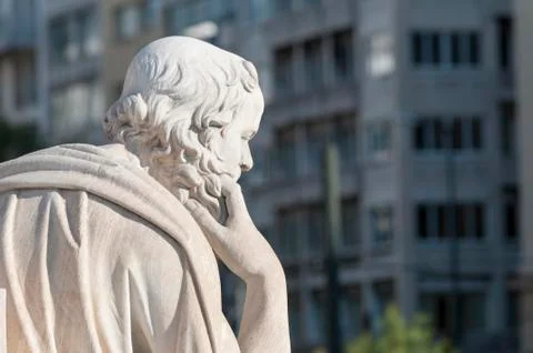 Classic statue Socrates Stock Photos