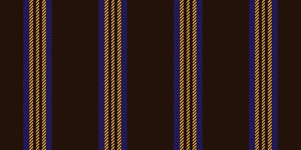 Classic striped pattern in rich brown, gold, and blue. Suitable for fabric, t 스톡 일러스트