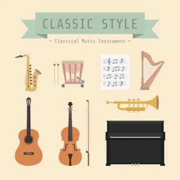 Classic style Illustrazione stock