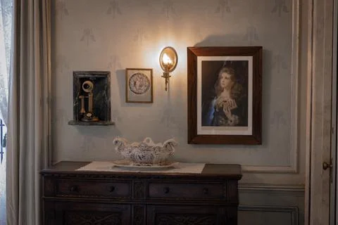Classic style wall decorations Stock Photos