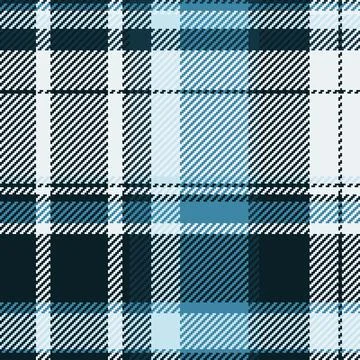 Classic tartan pattern in blue hues. Versatile design for backgrounds, textil Illustrazione stock