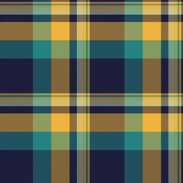 Classic tartan pattern with bold color blocks. Timeless design ideal for text Stock Illustration