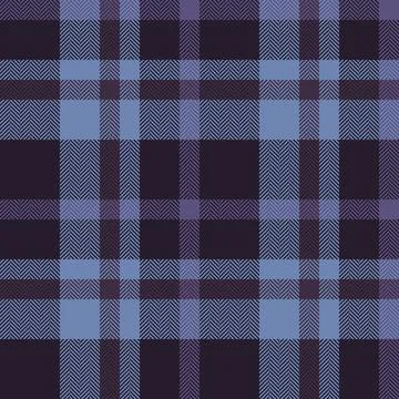Classic tartan pattern in cool blues and purples. Seamless texture ideal for  스톡 일러스트