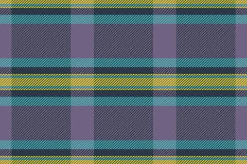 Classic tartan pattern in cool hues. Seamless fabric texture with parallel li Stock Illustration
