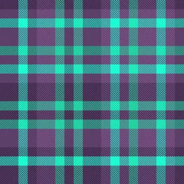 Classic tartan pattern in cool teal  purple hues. Seamless  versatile, ideal  스톡 일러스트