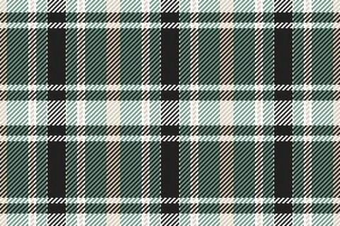 Classic tartan pattern with dark green, tan, and black stripes. Versatile tex 스톡 일러스트