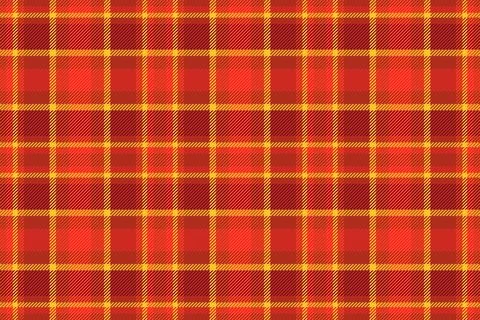 Classic tartan pattern featuring red and gold hues. A timeless, versatile des Illustrazione stock