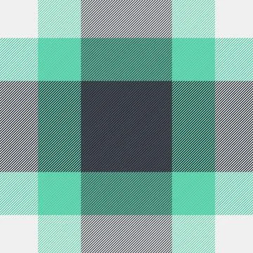 Classic tartan pattern featuring shades of teal, gray, and white, creating a  Stock Illustration