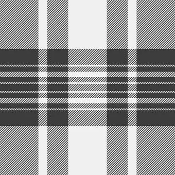 Classic tartan pattern in grayscale. Perfect for backgrounds, textiles, or de Stock Illustration