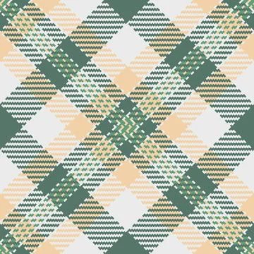 Classic tartan pattern in green and beige, a timeless texture. Perfect for ba 스톡 일러스트
