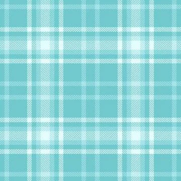 Classic tartan pattern with light teal and aqua hues. Seamless repeatable tex Stock Illustration
