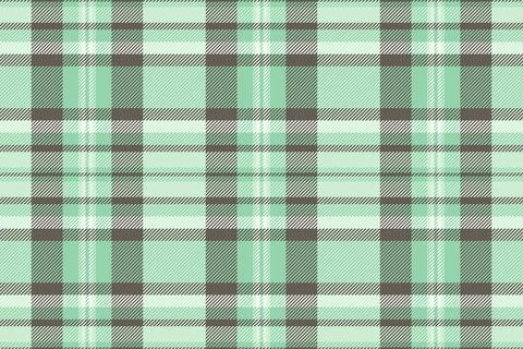 Classic tartan pattern in mint green and gray. Ideal for textile design, back Stock Illustration