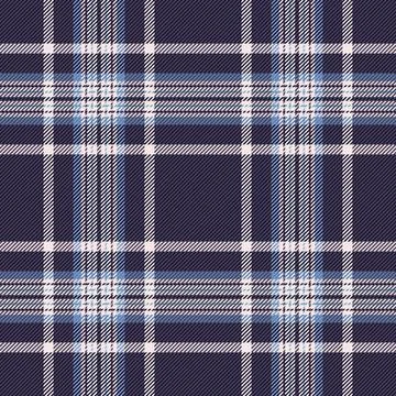 Classic tartan pattern in muted blue and white. Versatile textile design for  Stockillustratie