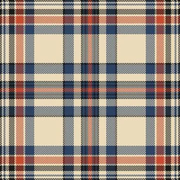 Classic tartan pattern with a pixelated effect. Texture design for textiles.. Ilustración de archivo