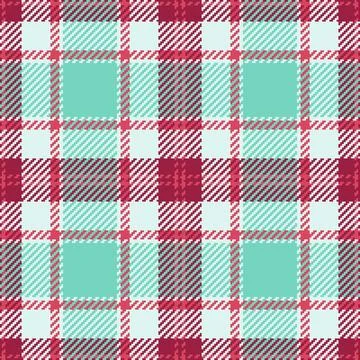 Classic tartan pattern. Pixelated style conveys a vintage or digital aesthe.. Stock Illustration