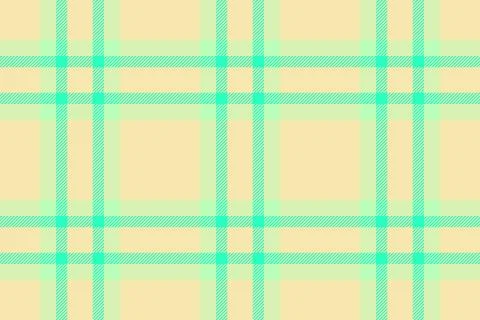 Classic tartan pattern in soft beige and mint green hues. Ideal for backgro.. Stock Illustration
