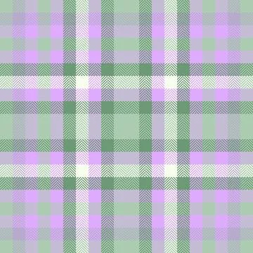 Classic tartan pattern with soft green and purple hues. Great for textiles, b Stock Illustration