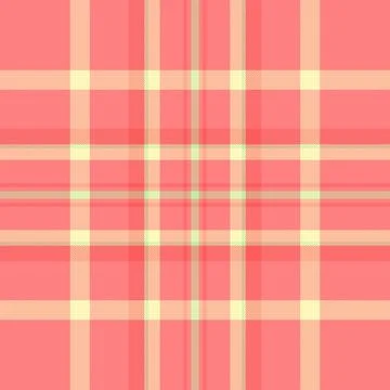 Classic tartan pattern in soft pink and beige hues. Versatile backdrop for .. Stock Illustration