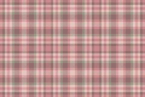 Classic tartan pattern in soft rose and moss hues. Traditional Scottish des.. Stock Illustration