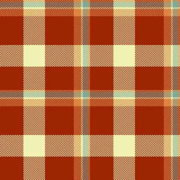 Classic tartan pattern in warm earth tones. Perfect for backgrounds, textiles Stock Illustration