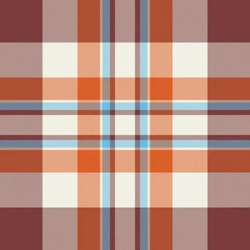Classic tartan pattern with warm, earthy tones  soft blue accents. Ideal for  库存插图