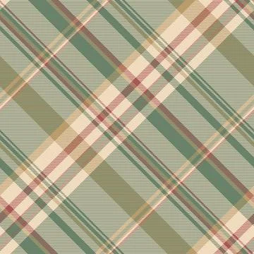 Classic tartan pattern with warm, earthy tones. A seamless textile design per Stock Illustration