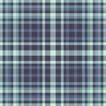 Classic tartan plaid pattern in cool, muted blue and green tones. Timeless, v Stock Illustration