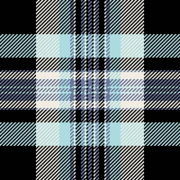 Classic tartan plaid pattern in cool tones. Ideal for fabric design, backgrou Stock Illustration