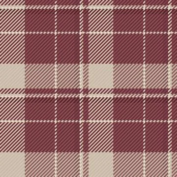 Classic tartan plaid pattern in maroon and beige. A versatile background suit Stock Illustration