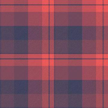 Classic tartan plaid pattern in muted red  purple hues. Timeless texture idea Stock Illustration