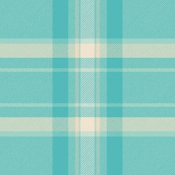Classic tartan plaid pattern in refreshing teal and neutral tones. A versatil Stock Illustration