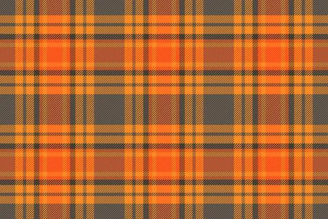 Classic textile design. Seamless plaid pattern in autumnal hues. Perfect for  Stock Illustration